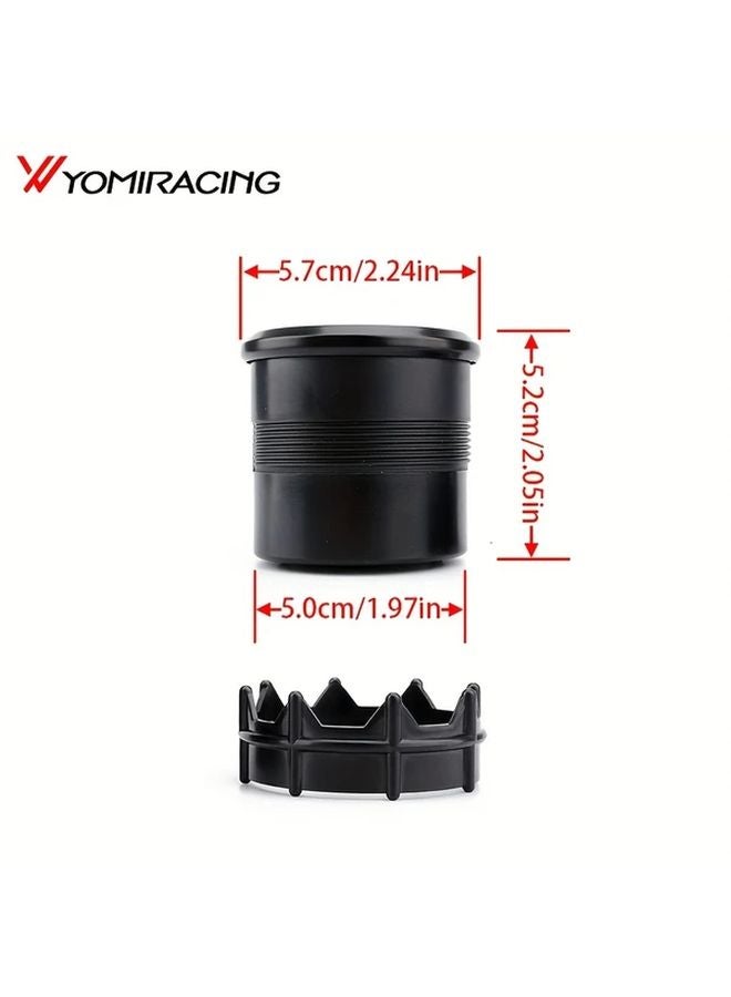 Black Turbo Boost Gauge 30in Hg 30 PSI 2 Inch 12V Dashboard Meter Adjustable Bracket - Image 2